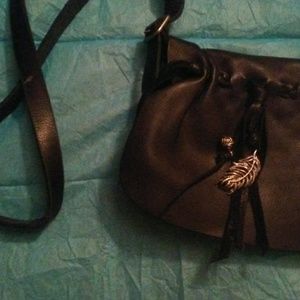 NWOT Lucky Brand black genuine leather purse